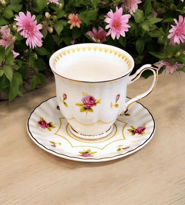 šolje za kafu, porcelanske šolje, šolje sa ružama, retro šolje