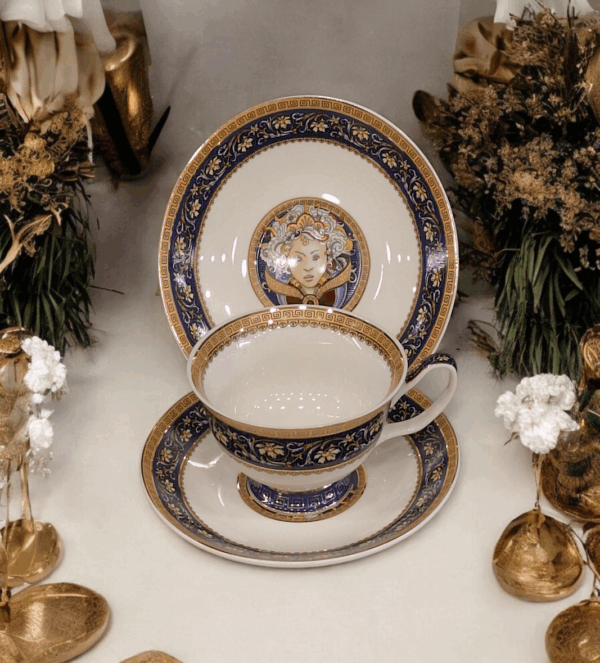 šolje za kafu, šolje za kafu blue versace, elegantne šolje, fashion, moda, stil,
