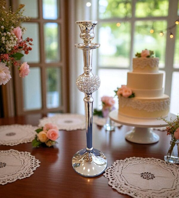 svećnjak, svećnjaci, srebrni svećnjak, elegantni svećnjak