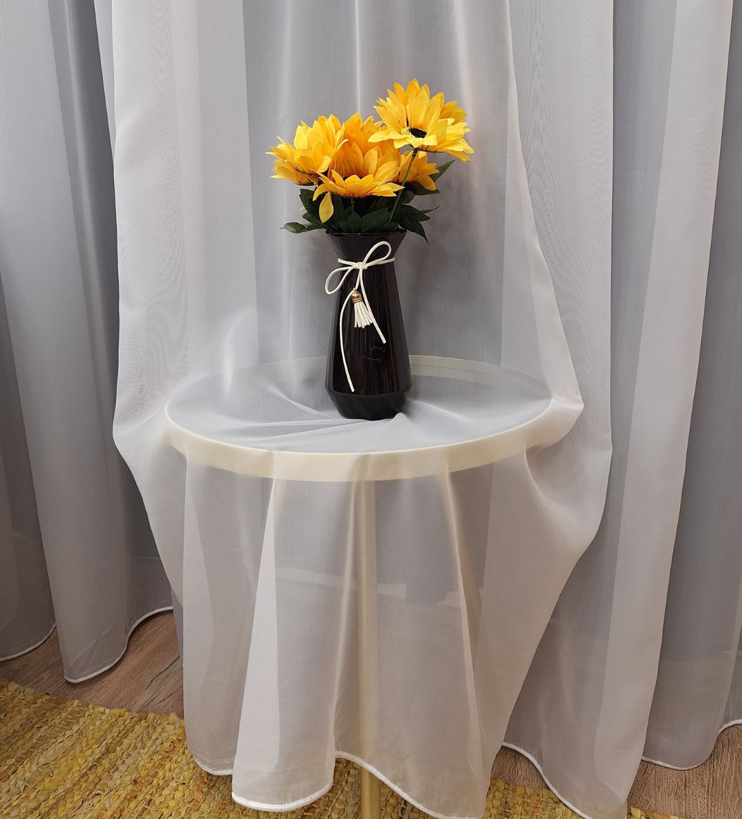 Zavesa markizet - boja: bela - šifra: 6681 - Slika 4