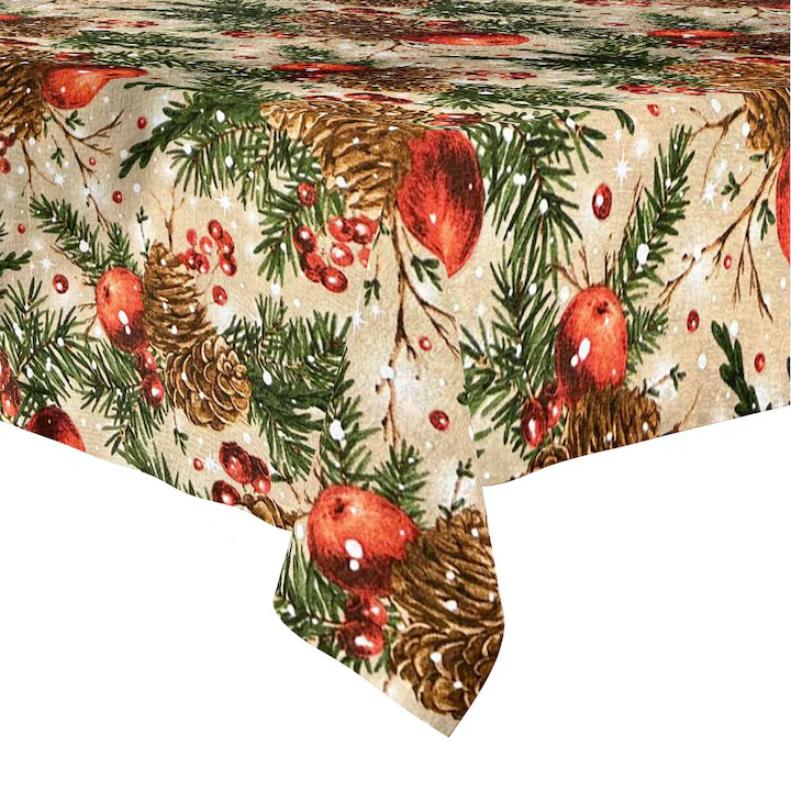 novogodišnje platno, novogodišnji stolnjak, novogodišnji stolnjaci, dekoracija, dekoracija za novu godinu,novogodišnja trpeza