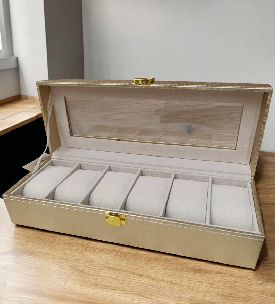 KUTIJA ZA SAT EKO KOŽA 30*11*8cm 80313 - Slika 2