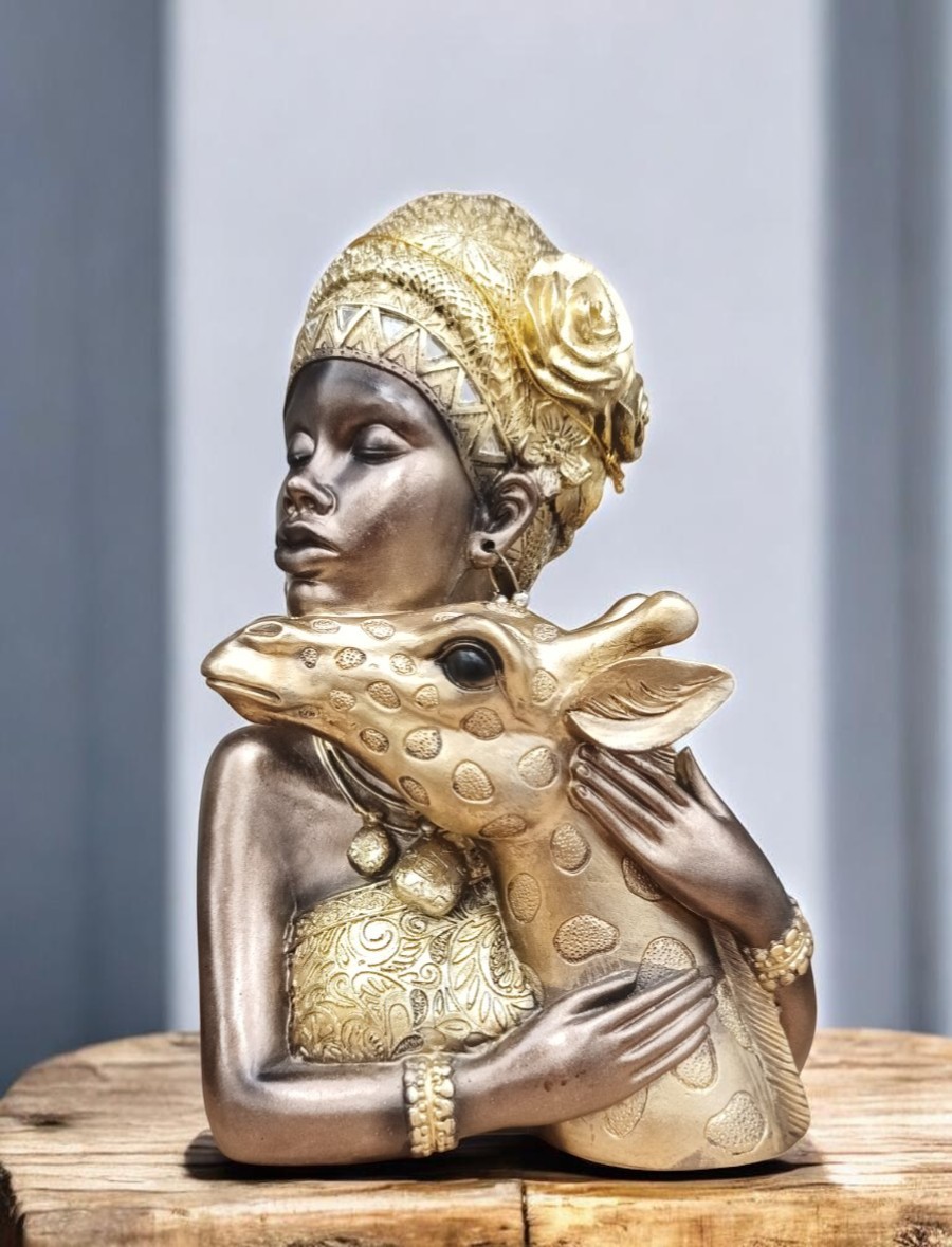 FIGURA AFRIKANKA POLIREZIN 18*28 80627