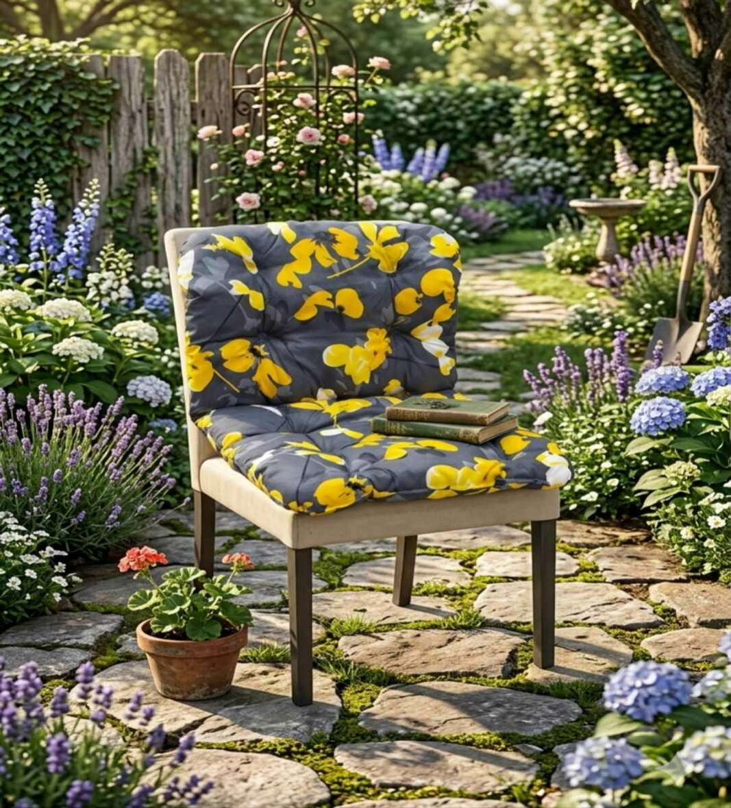 jastuk za stolicu, stoličare, bašta, stolice, podmetači za stolice, sedalice