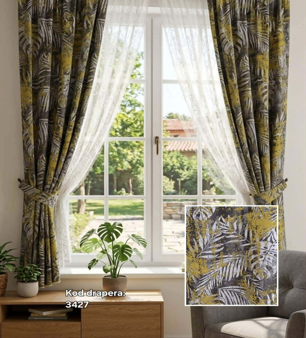 Draperi, draperije, draperije sa dezenom, jeftine draperije