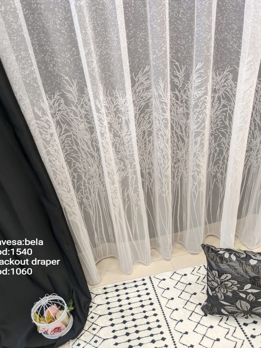 Zavese, jeftine zavese, zavese za dnevnu sobu, zavese za spavaću sobu, zavese na metar, 1540