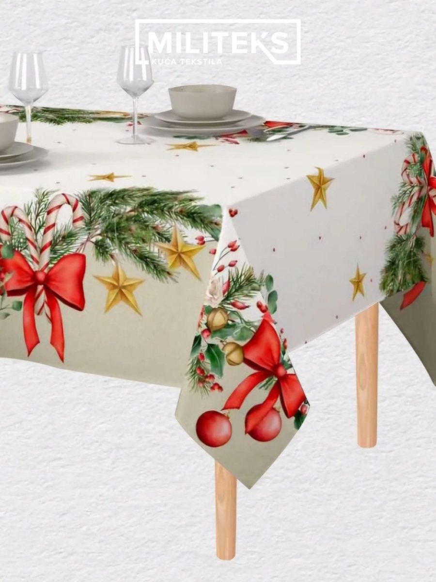 novogodišnje platno, novogodišnji stolnjak, novogodišnji stolnjaci, dekoracija, dekoracija za novu godinu,l novogodišnja trpeza