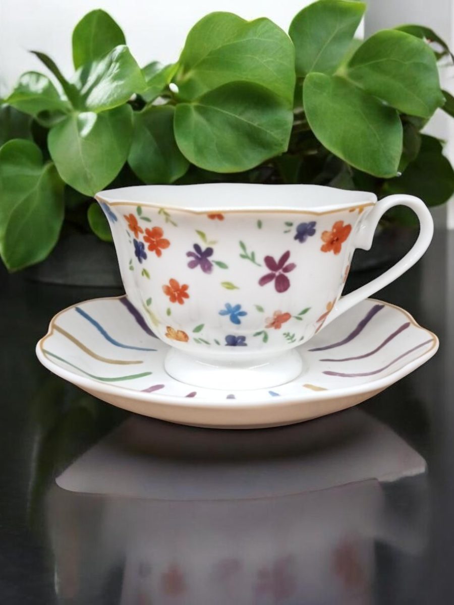 20026 PORCELAN SET ZA KAFU 220ml 21 (CVECE) JH-COF2-FLOW