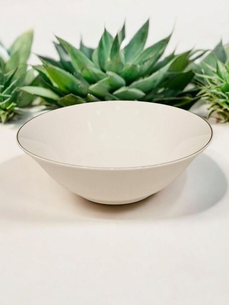 20227 PORCELANSKA ČINIJA činija, porcelanska činija, eleganta činija sa zlatnim rubom