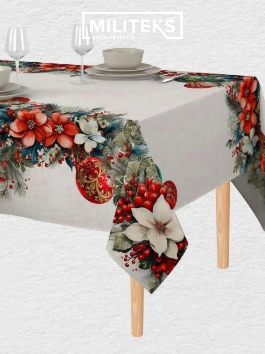 novogodišnje platno, novogodišnji stolnjak, novogodišnji stolnjaci, dekoracija, dekoracija za novu godinu,l novogodišnja trpeza