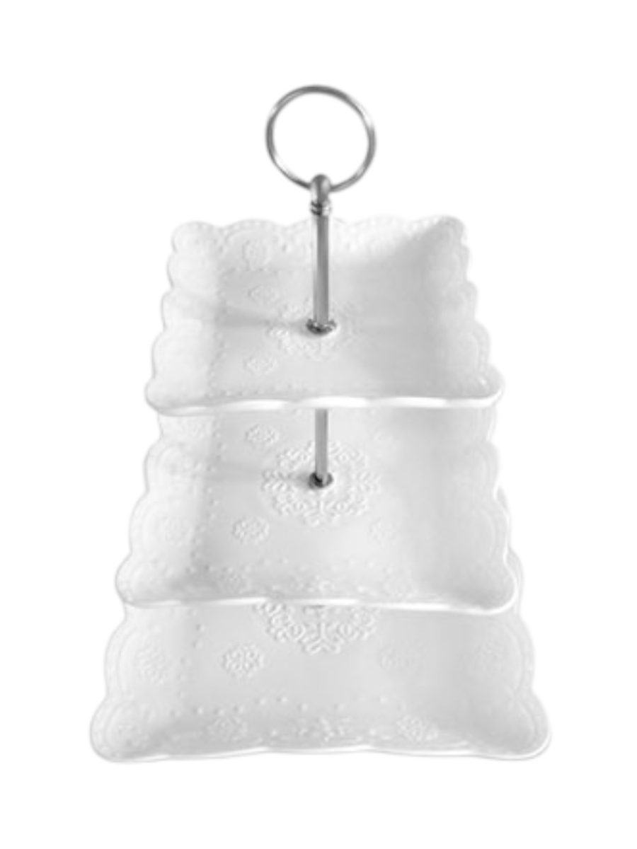 Etažer 3/1,kolači,dekoracija