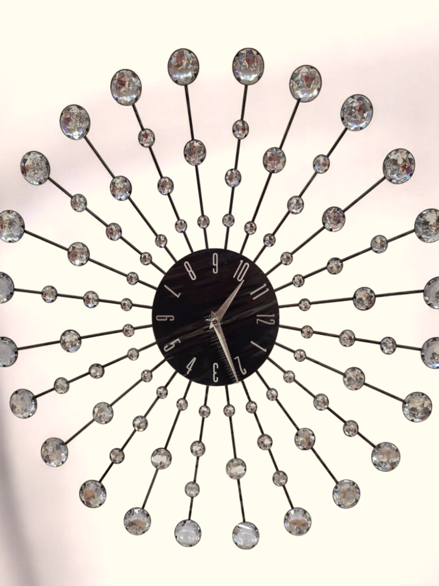 sat, zidni sat, sat srebrne boje