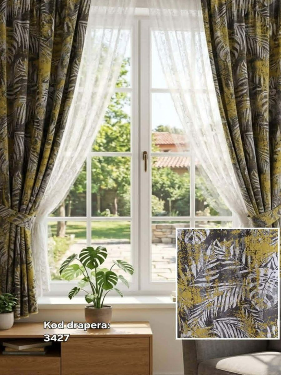 Draperi, draperije, draperije sa dezenom, jeftine draperije
