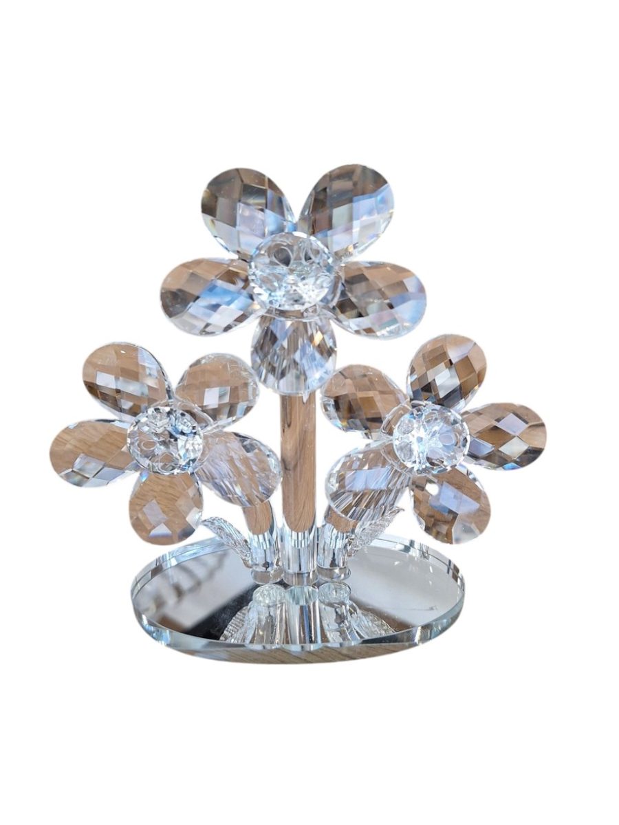 figura, staklena figura, stakleni cvetovi