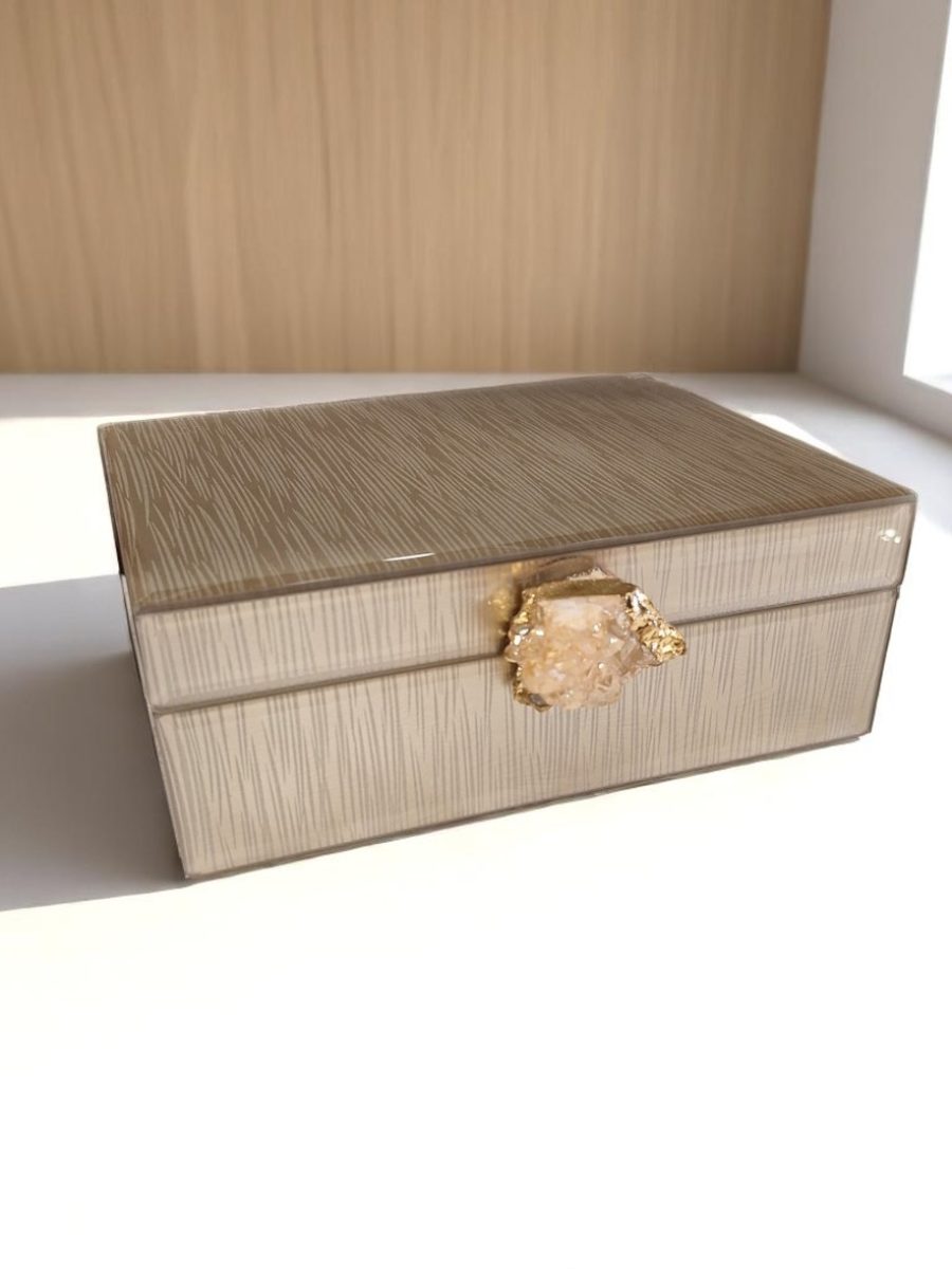 kutija za nakit, kutija za minđuše, zlatna kutija za nakit, kutija za sat