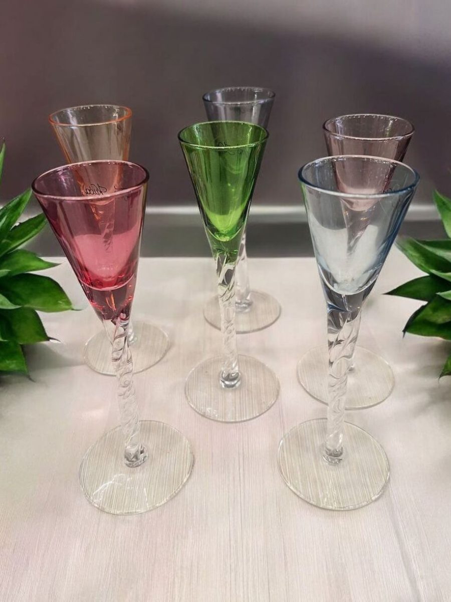 čaše za rakiju, čašice za rakiju, čaše za rakiju u boji, šarene čaše, rainbow čaše za rakiju