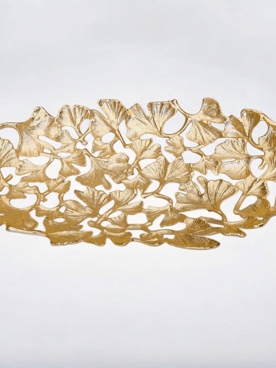 dekoracije, dekoracije za kuću, činije, posude, ukrasne činije, list, vaza, zlatne činije