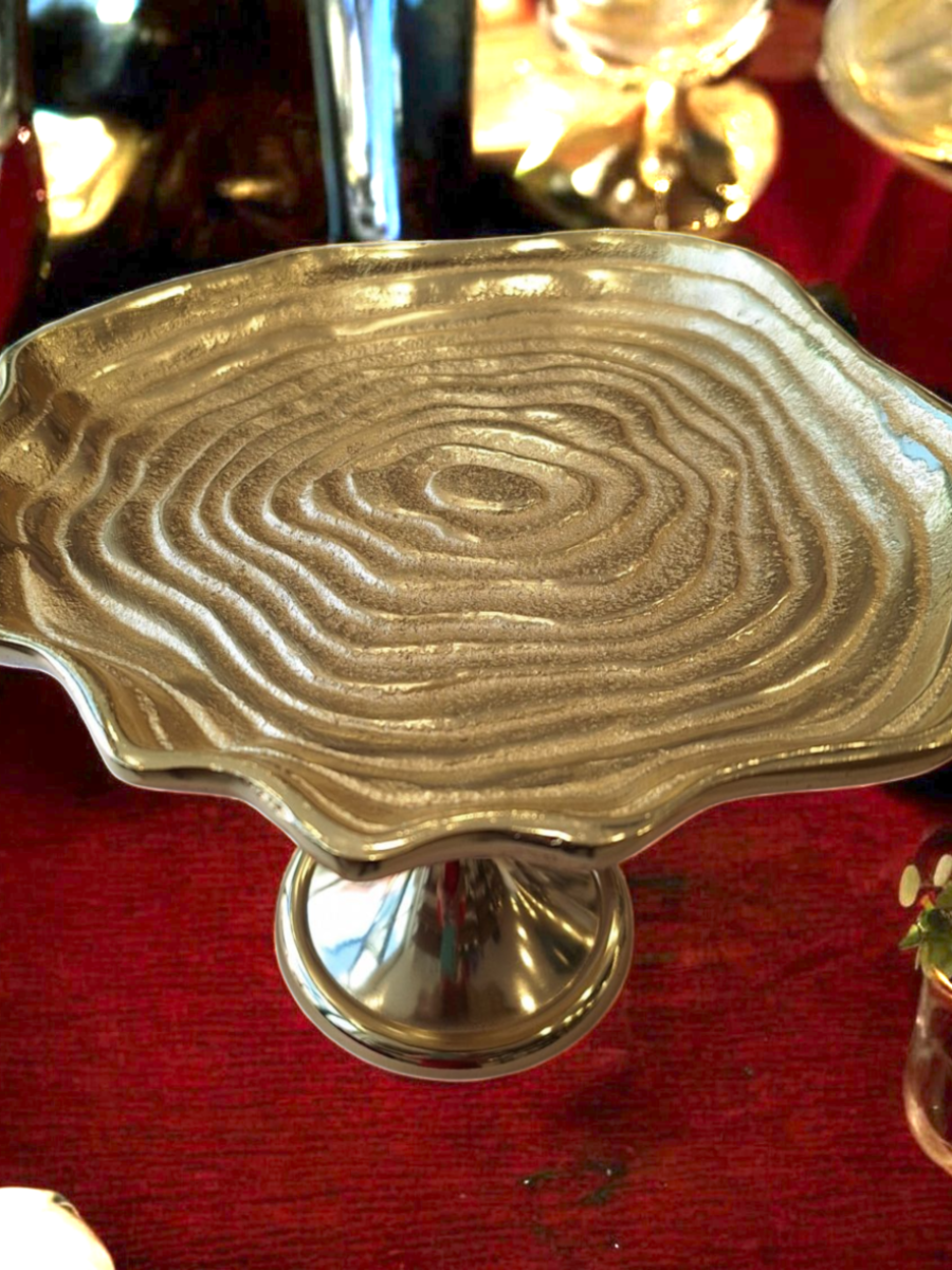 Postolje za tortu, stalak za tortu, stalci za tortu, zlatno postolje za tortu