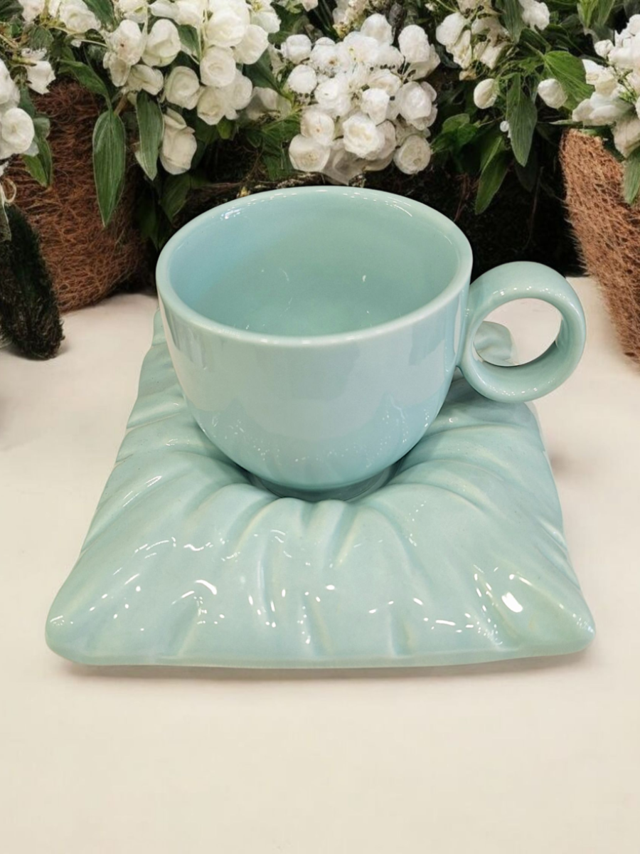 šolja za kafu, šolja nebo plave boje