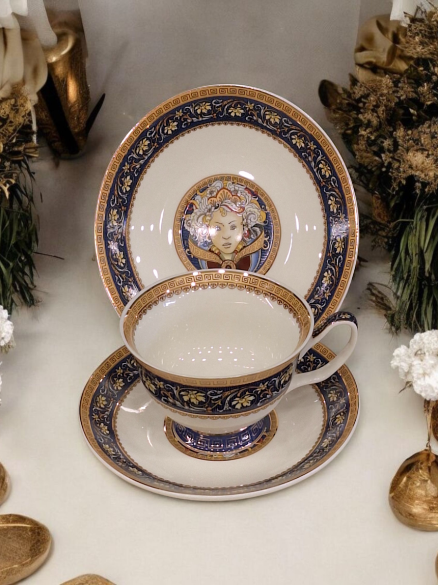 šolje za kafu, šolje za kafu blue versace, elegantne šolje, fashion, moda, stil,