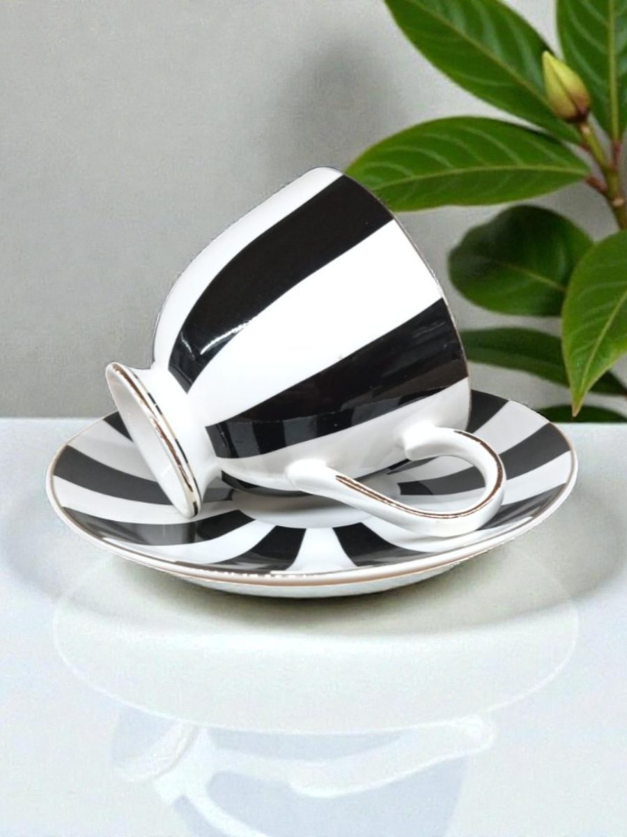 60261 SOLJE ZA KAFU SET6 BLACK LOVE