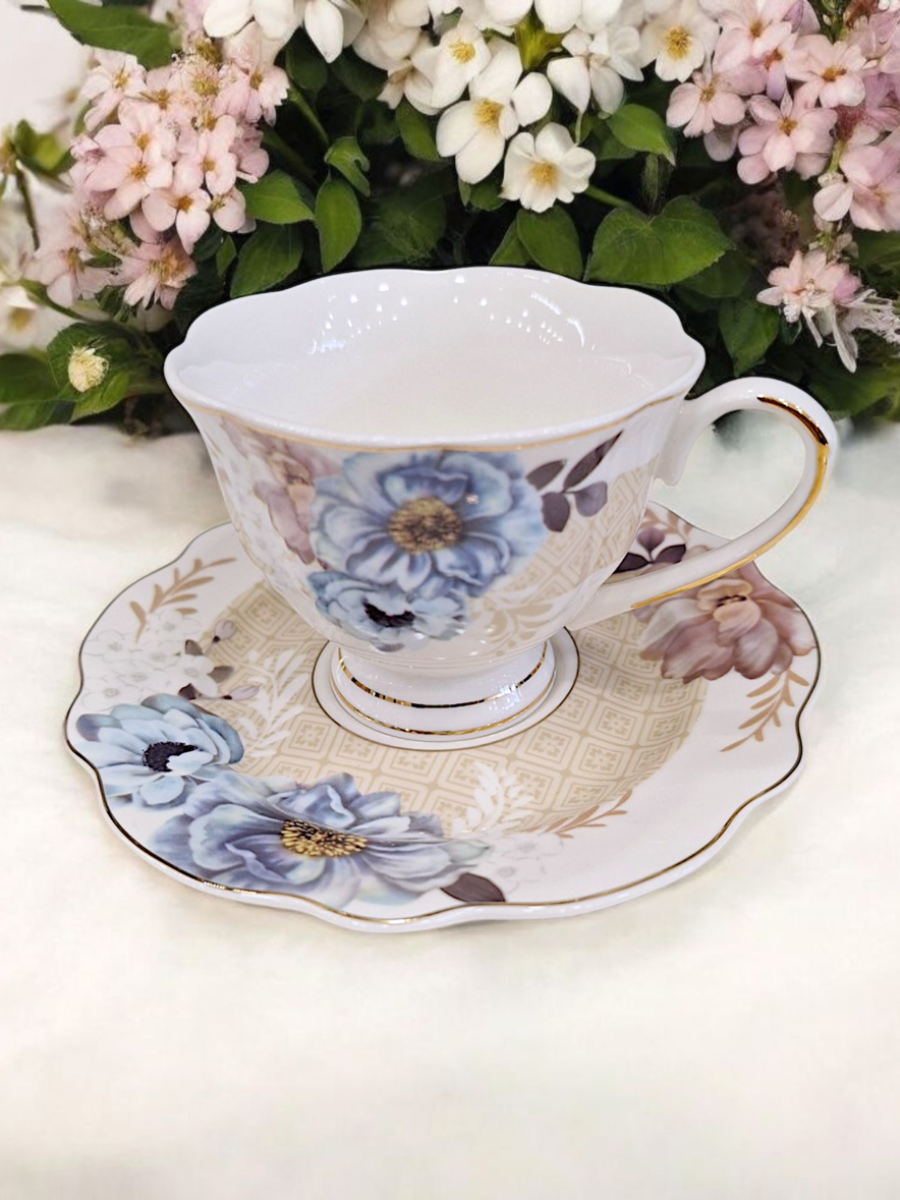 šolje za kafu, šolje za kafu sa cvetovima, lepe šolje, elegantne šolje