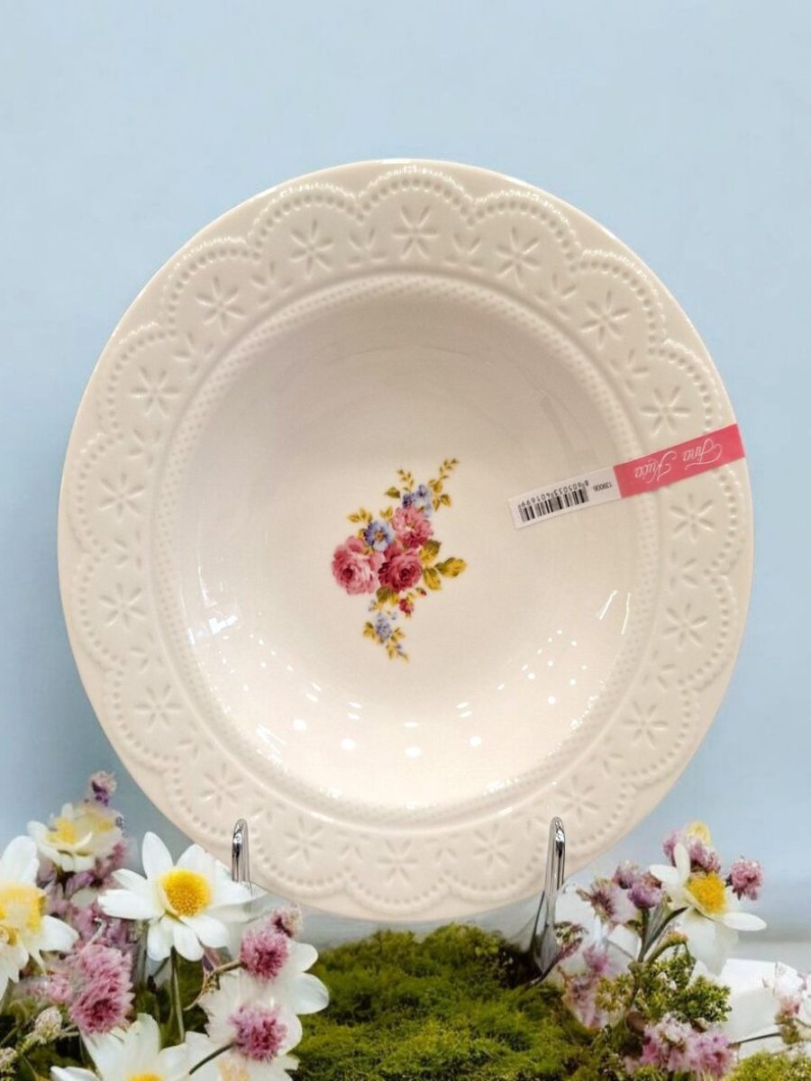 tanjir, tanjiri, tanjir za supu, duboki tanjiri, elegantni tanjiri, tanjiri sa čipkom