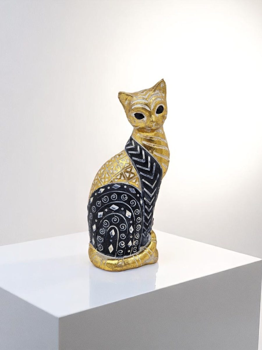 dekoracija, figura mačka, dekorativna figura