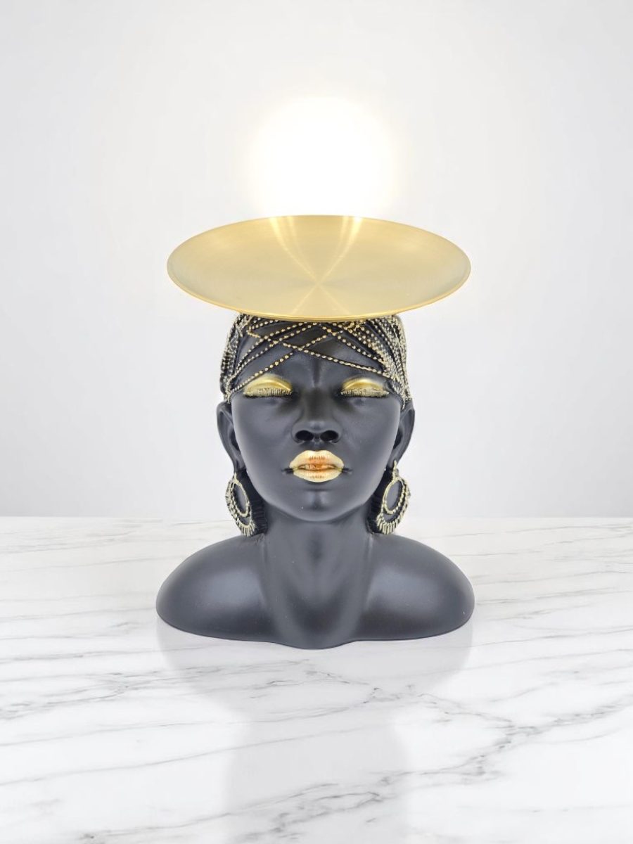 dekoracija, afro dekoracija, figura crnkinje