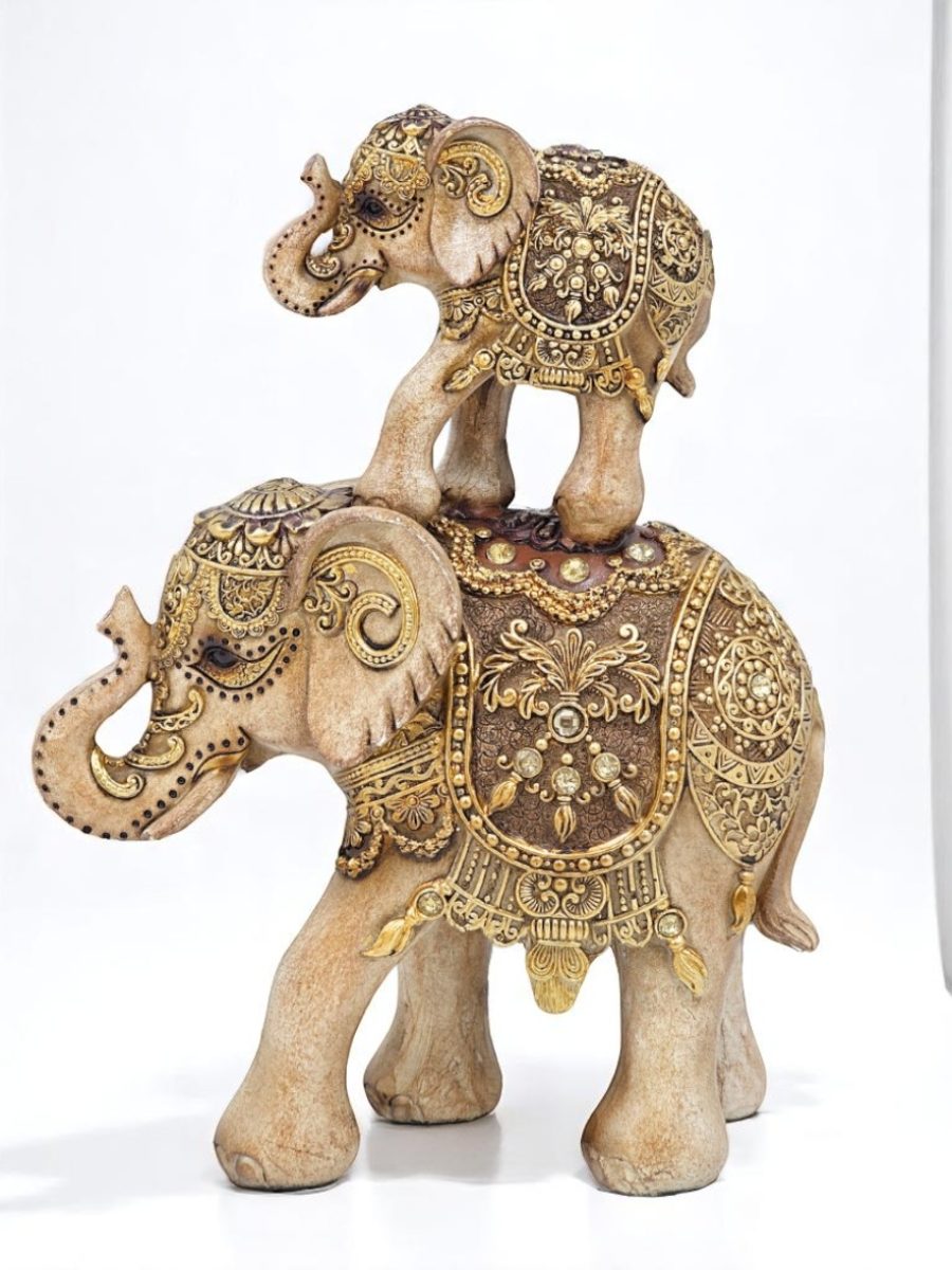 figura slona, dekoracija, figura polirezin,