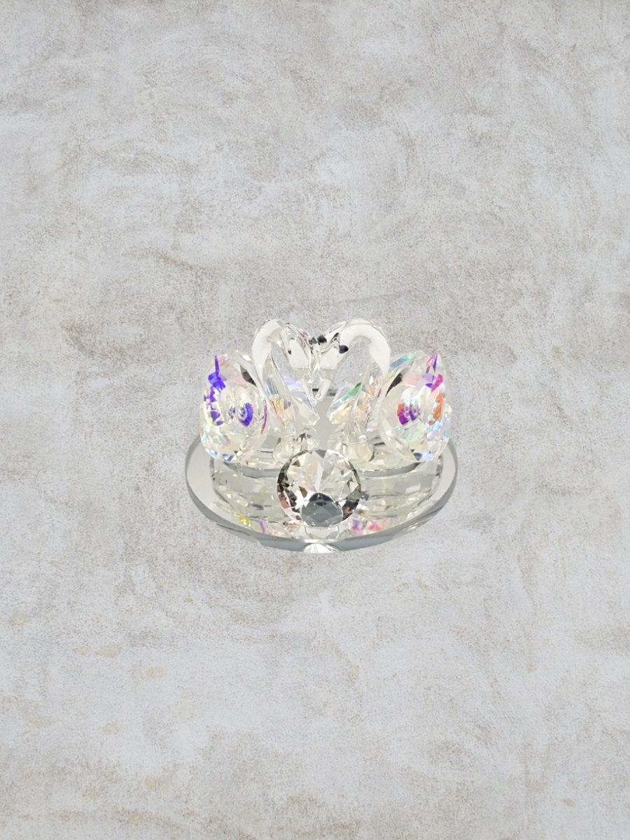 staklena figura, figura labud