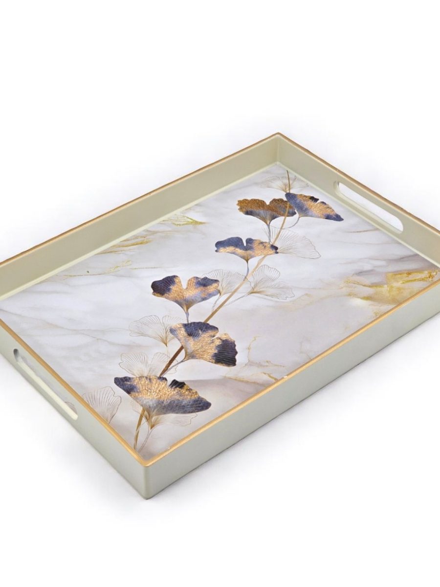 poslužavnik, poslužavnik dimenzije 39,5x29,5, cvetni poslužavnik