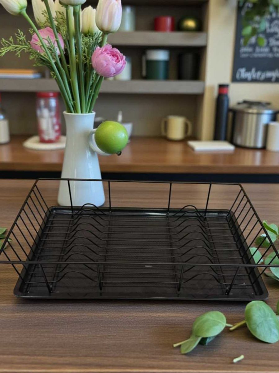 Oceđivač za sudove 49389cm Black clasic Texell TDE-BC337 70146