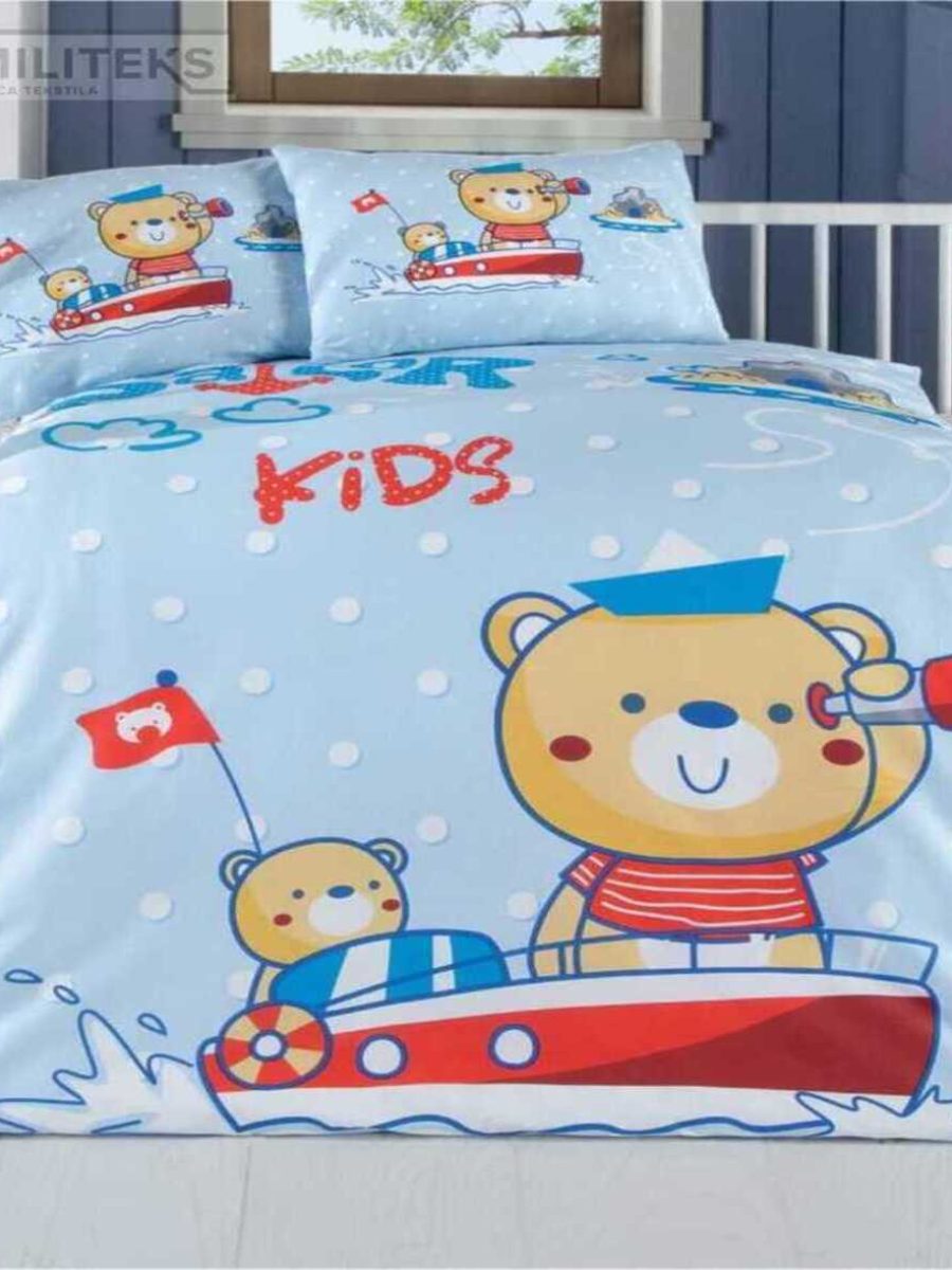 Pamučna posteljina za krevetac-10 Pamučna posteljina za krevetac-10