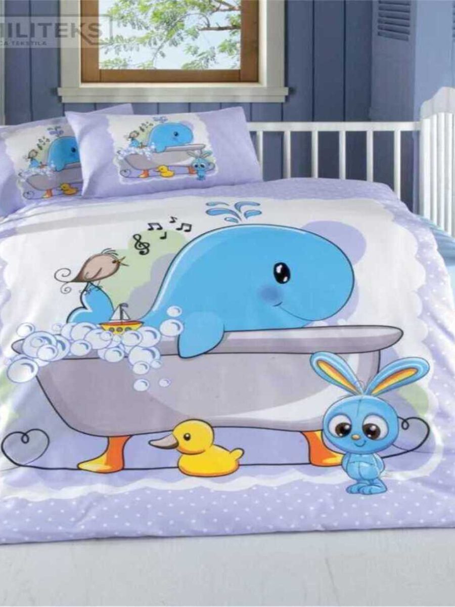 Pamučna posteljina za krevetac-4 Pamučna posteljina za krevetac-4