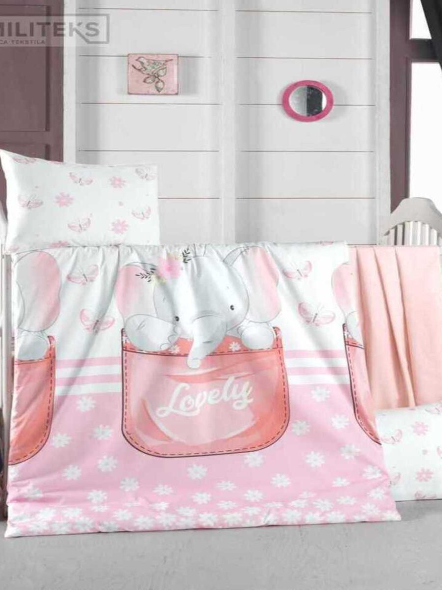 Pamučna posteljina za krevetac-6 Pamučna posteljina za krevetac-6