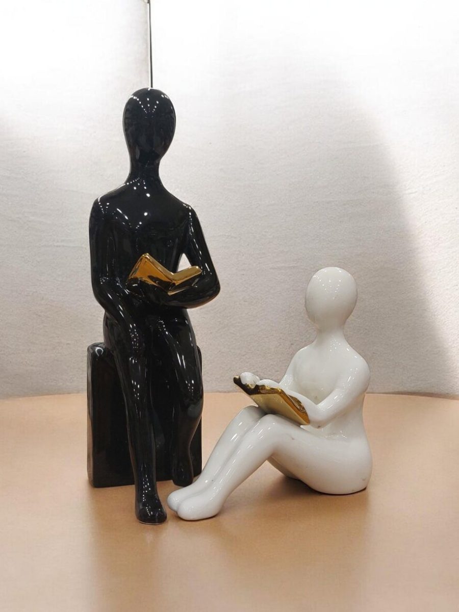 Set figura ljubitelji knjiga 40451