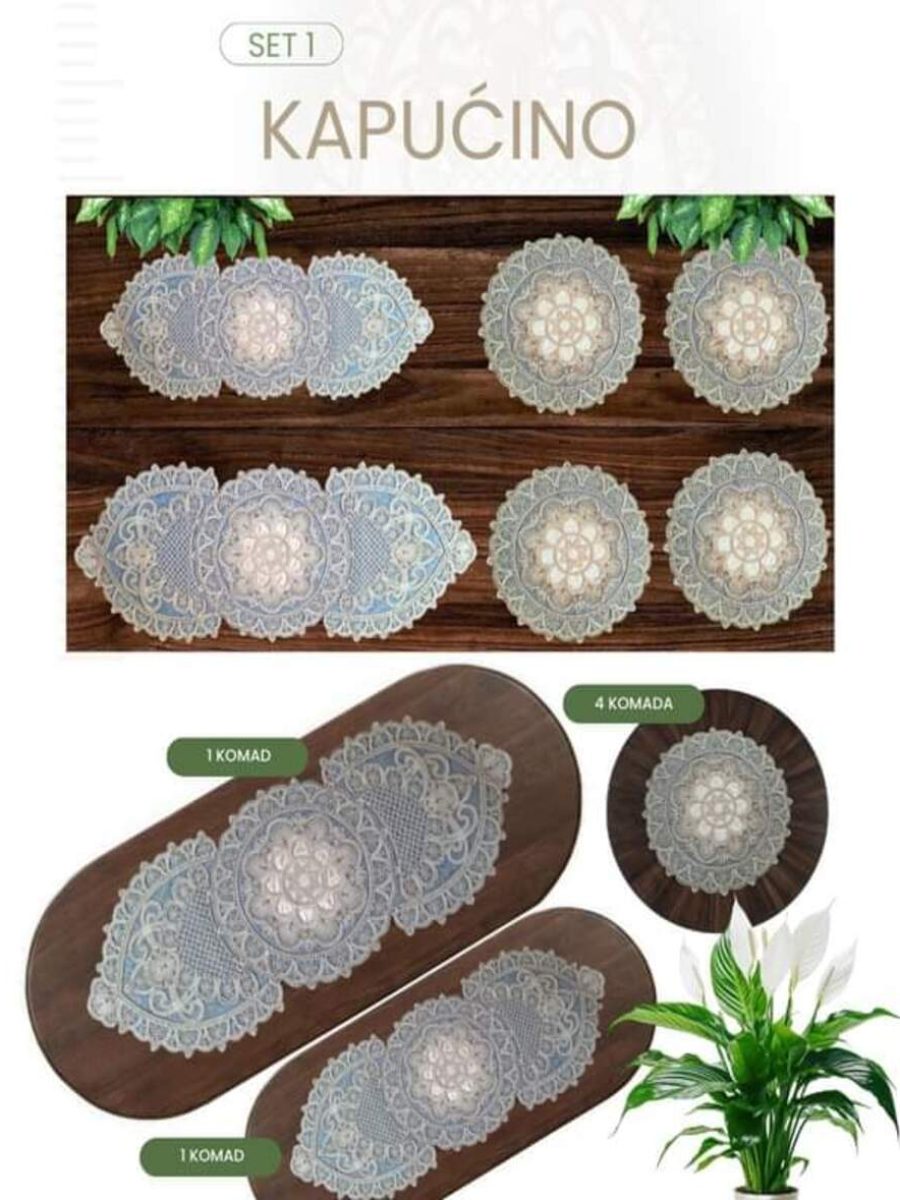 Set nadstolnjaka 1-kapućino