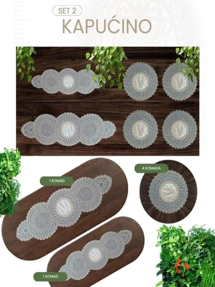 Set nadstolnjaka 2-kapućino