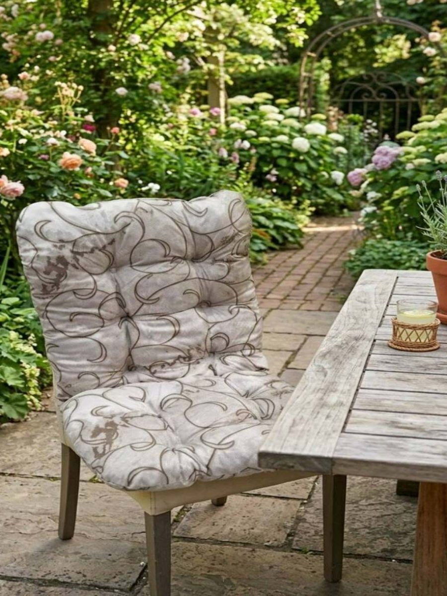 jastuk za stolicu, stoličare, bašta, stolice, podmetači za stolice, sedalice