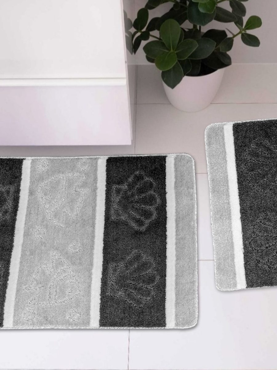 prostirka 50x80cm skoljke siva